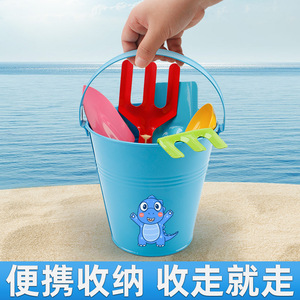 Ensemble de pelles à sable pour enfants, outils de plage en plastique pour creuser la terre et le sable, de 2 à 4 ans, jeu en plein air unisexe - Product Image 3