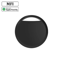 Pelacak & Pencari GPS Mini Pintar MFi untuk Anjing dan Kucing, Kompatibel dengan Apple Find My, Bahan Plastik RSH Tag