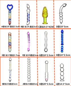 Женские инструменты для мастурбации секс-игрушки высокого качества со стеклянным кристаллом, Анальная пробка для массажа - Product Image 2