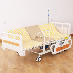 Tempat tidur perawatan listrik untuk orang tua dan pasien, tempat tidur rumah sakit Manual multifungsi untuk penggunaan rumahan - Product Image 3