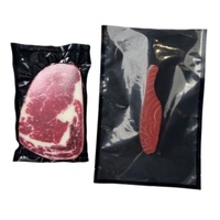 Congélateur emballage alimentaire nylon vide 3 joints latéraux facile déchirure encoche matériau de qualité alimentaire lisse vide poche sacs