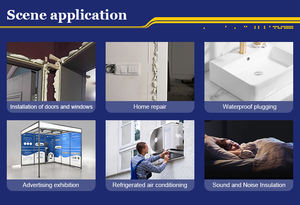 Scellant en <span class=keywords><strong>mousse</strong></span> PU OEM d'usine à haute expansion, <span class=keywords><strong>isolation</strong></span> <span class=keywords><strong>thermique</strong></span>, insonorisation et <span class=keywords><strong>isolation</strong></span> contre la chaleur - Product Image 6