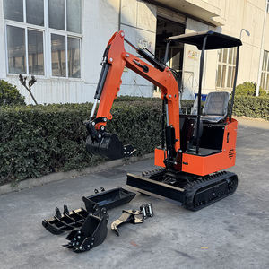 จัดส่งฟรี รถขุดตีนตะขาบขนาดเล็กสำหรับใช้ในบ้าน ขนาด 1 ตัน 2 ตัน 3.5 ตัน มาตรฐาน EPA เครื่องยนต์ Kubota มินิเอ็กซ์คาเวเตอร์สำหรับขาย - Product Image 5