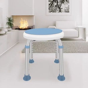 Adjustable Aluminum Shower Stool with Suction Cups, Non-Slip Bath Seat for Pregnant Women - Product Image 4