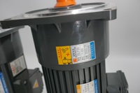 Réducteur à Engrenages Vertical Triphasé à Bas Régime CA, Moteur à Engrenages 0,75 kW 1 CV avec Frein pour Convoyeur