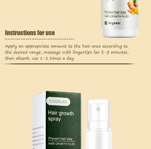 Spray nutritionnel de soin des racines capillaires au gingembre de haute qualité pour hommes et femmes - Product Image 5