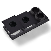 Interruptores y Enchufes de Pared WESA, Enchufe Doble Europeo con USB Tipo C, Enchufe Múltiple para Pared, Combinación Libre, Diseño Moderno y Lujoso