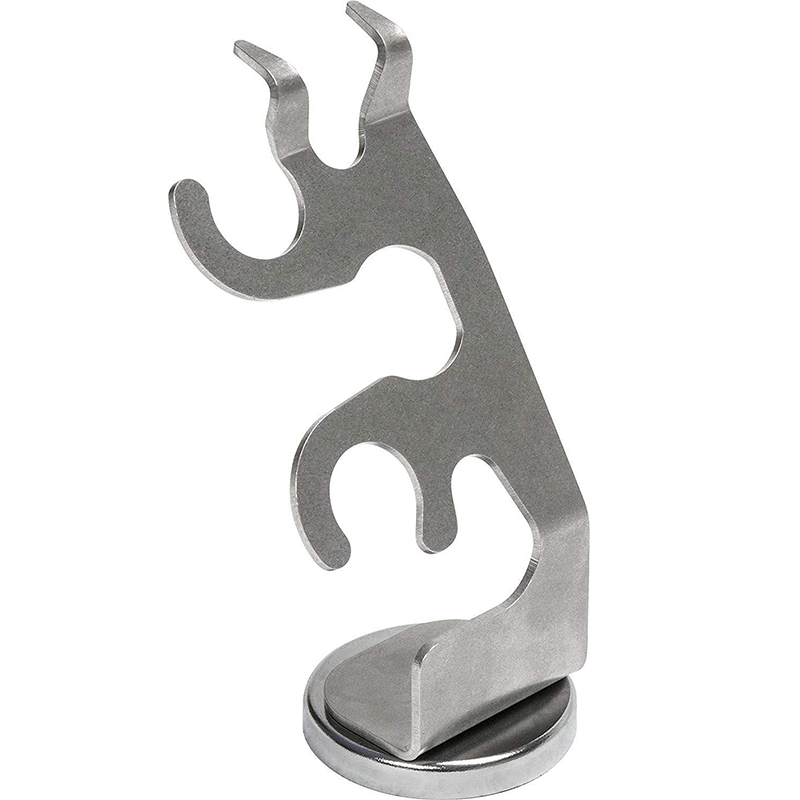 Держатель из нержавеющей стали CO2 с магнитным основанием, магнитный держатель для сетки TIG, подставка для фонаря, держатель сварного фонаря, магнит для горелок Tig