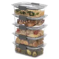 12 PC Small Food Storage Container Meal Prep Freezer Microwave Reusable 9.5oz