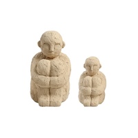 Sculpture en ciment de style wabi-sabi Accessoires décoratifs de table d'intérieur Statuette de décoration pour bureau ou table