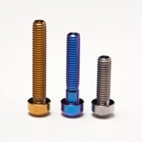 BST-TI gr5 grosse tête titane goujon chirurgical Torx tête boulons écrous avec chanfrein moto douille m3 m6 M7 m8