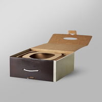 Boîte d'emballage d'expédition en carton ondulé sur mesure en gros pour chapeaux et casquettes avec votre logo