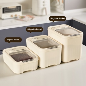 Seau de stockage de céréales en PP de qualité <span class=keywords><strong>alimentaire</strong></span>, grande capacité moderne, anti-insectes, étanche, en matériau durable pour la maison - Product Image 2