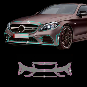 Haute qualité tpu PPF7.5MIL clair <span class=keywords><strong>Film</strong></span> automobile garantie 6 ans prédécoupé pour Mercedes BENZ C-CLASS C205 AMG C43 coupé 2019-2023 - Product Image 1