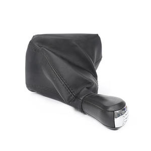 Poignée de levier de vitesses Skoda en cuir, 5 ou 6 vitesses, accessoire de voiture ergonomique - Product Image 1