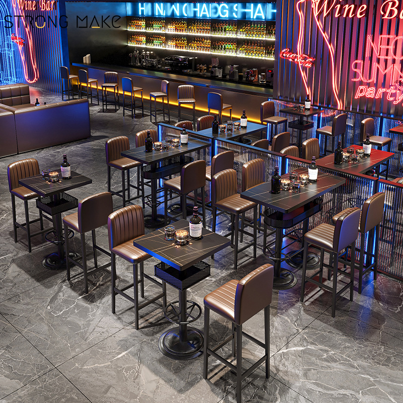 high top bar tables wood