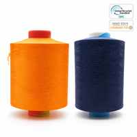 Cordon de macramé teinté à brin unique 100% Nylon 6 Fil DTY haute ténacité pour produits tricotés