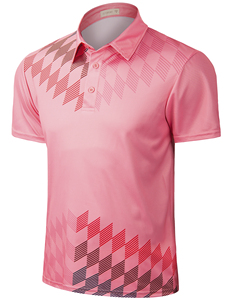 <span class=keywords><strong>Polo</strong></span> da uomo alla moda <span class=keywords><strong>rosa</strong></span> con motivo a manica corta veloce maglietta <span class=keywords><strong>Polo</strong></span> da Golf ad asciugatura rapida e traspirante abbigliamento antirughe personalizzato - Product Image 1
