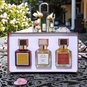 Set Hadiah Parfum Wanita Grosir 25mL*3 Aroma Kayu yang Tahan Lama dengan Sentuhan Bunga dan Buah - Product Image 5