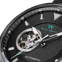 Reloj de Lujo OEM, Automático, Mecánico, con Reserva de Marcha, Luminoso, de Acero Inoxidable, Cristal de Zafiro, Resistente al Agua 5 Bar, con Botón de Presión