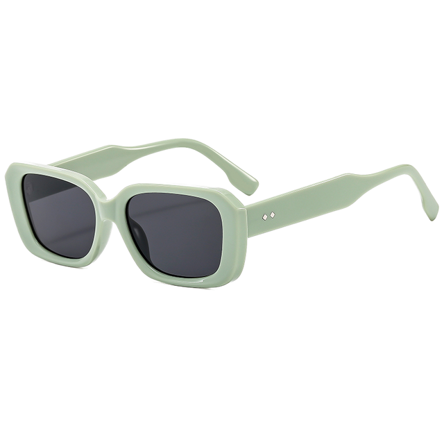 For Eyewear 16546 Fashion 2024 Retro Oversized Square Outdoor Vacation UV400 Green/Purple/White Sunglasses