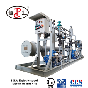 Système de <span class=keywords><strong>Chauffage</strong></span> Électrique Compact Certifié ATEX IECEx 80kW, Chariot de <span class=keywords><strong>Chauffage</strong></span> Électrique Antidéflagrant pour Fluides Industriels, <span class=keywords><strong>Gaz</strong></span> et Vapeur - Product Image 2