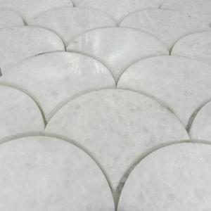 Mosaïque de carreaux en marbre onyx jaune miel <span class=keywords><strong>KB</strong></span> STONE, motif écailles de poisson, pour fond d'intérieur moderne d'hôtel - Product Image 6
