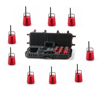 Détecteur de Vie Acoustique et Micro-Sismique Visuel avec 10 Sondes, Batterie 10000mAh, Équipement de Sauvetage et de Recherche pour Ruines de Bâtiments