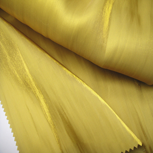 Tissu en polyester, aspect soie, satin brillant, tissé, <span class=keywords><strong>design</strong></span> de mode, matière en mousseline dorée - Product Image 5