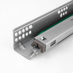 Roeasy 3 Fold Amortiguador Cesta Cajones Canal Empuje para Abrir Rieles Telescópicos Ocultos Cierre Suave Undermount Cajón Oculto Deslizante - Product Image 4