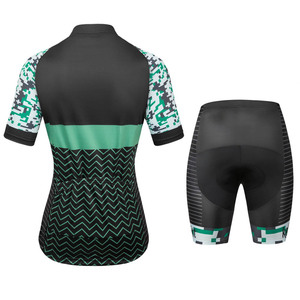 Ensemble de maillots de cyclisme légers personnalisables en gros, vêtements de cyclisme à manches courtes, OEM - Product Image 6