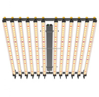 Lampe de culture LED 1200W, spectre complet, 15 spectres en une seule lampe, multispectrale, technologie de spectre de fréquence 1500W, contrôle sans fil