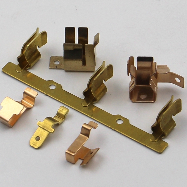 Technical Drawings Required to Custom: High Accurate Stamping Brass Electrical Brass Contact for Power Supply Socket