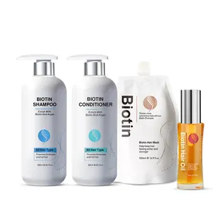 Private Label Hair Care Men Women Hydrating Nourishing Thin Hair Shampoo Volumizing Biotin Shampoo For Hair Growth