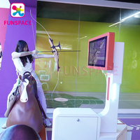 Funspace Jeux d'intérieur Projecteur mural 3D Projection holographique équitation tir à l'arc Jeu 3D projecteur holographique Équipement de jeu