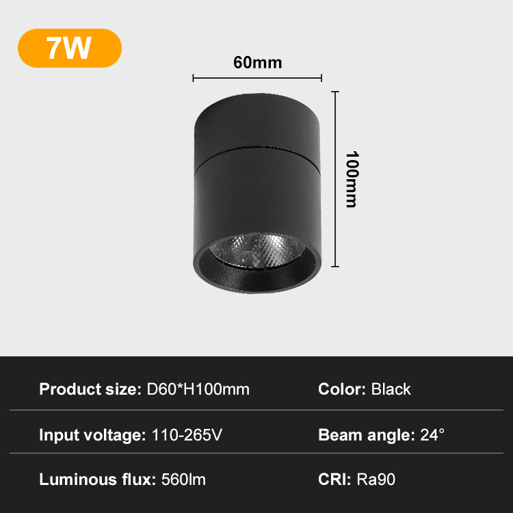 BLACK-7W