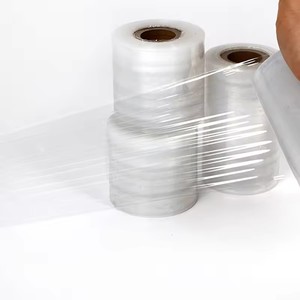 Soft PE Material Clear Stretch Wrapping Film Moisture-Proof Shrink <b>Wrap</b> <b>Plastic</b> Packing Film for Packaging and Shipping - Product Image 1