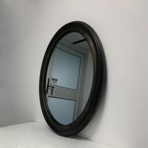 Espejo de Cuerpo Entero Ovalado sin Marco, de Lujo, Irrompible, Negro, de Madera, para Vestidor, de Pared, Diseño Art Deco - Product Image 3