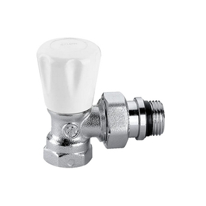 Valvola Radiatore in Ferro con Filettatura da 1/2 Pollice, Valvola Angolare di Arresto per Sistemi di Riscaldamento Domestico - Product Image 1