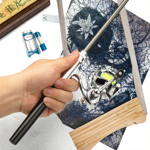 1M / 1.4M Pocket Collapsible Stream Slow Action Soft <strong>Fishing</strong> <strong>Rod</strong> Reel Combo Mini <strong>Pen</strong> <strong>Fishing</strong> Pole <strong>Kit</strong> 7 Colors Composite Handle - Product Image 3