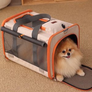 Bolsa de Transporte <span class=keywords><strong>para</strong></span> Mascotas, <span class=keywords><strong>Perros</strong></span> y Gatos, de Lona Suave, Color Gris, Impermeable, Aprobada por Aerolíneas, <span class=keywords><strong>para</strong></span> <span class=keywords><strong>Perros</strong></span> Pequeños y Grandes, Transpirable, <span class=keywords><strong>para</strong></span> Uso en Exteriores - Product Image 2