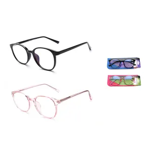 Manufacturer Pink Oval Eyeglass Thin Frames Glasses