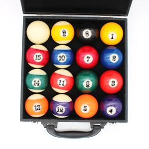 Set bola <span class=keywords><strong>biliar</strong></span> 57.2mm, sarung <span class=keywords><strong>koper</strong></span> pembawa bola kolam renang kualitas tinggi/kotak untuk Set bola 16 buah - Product Image 2