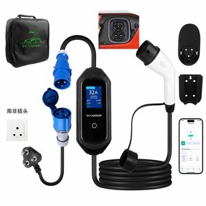 Cargador Portátil para Vehículos Eléctricos TIMEYES 16A 3.5KW Tipo 2 con Enchufe Sudafricano, Estación de Carga AC - Product Image 4