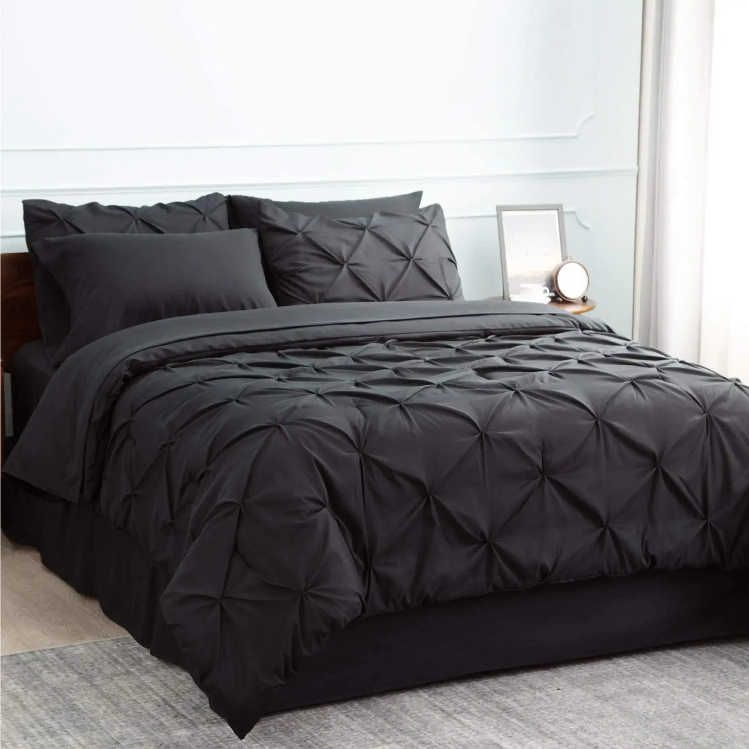 Aangepaste Dekbed Set Dekbedovertrek Laken Verspreidt Laken Dekbed Beddengoed Luxe Lakens 7Pcs Beddengoed