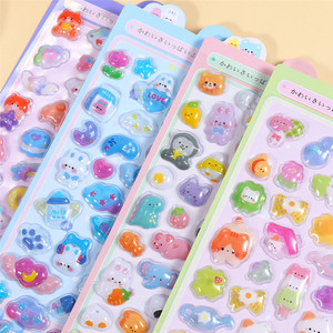 Pegatinas Decorativas Kawaii Japonesas Personalizadas en 3D, Pegatinas de Burbujas con Relieve de PVC, Pegatinas de Bonbon <span class=keywords><strong>para</strong></span> Fundas de Teléfono, <span class=keywords><strong>Cuadernos</strong></span> y Álbumes de Recortes - Product Image 6