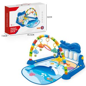 Samtoy Tapis d'activités pour bébé avec <span class=keywords><strong>piano</strong></span> amusant, tapis de jeu pliable pour intérieur, tapis de gym avec <span class=keywords><strong>piano</strong></span>, <span class=keywords><strong>piano</strong></span> baleine pour bébé, <span class=keywords><strong>piano</strong></span> à pédales pour nouveau-né, cadeau - Product Image 1