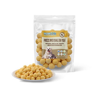 Premium organik dondurularak kurutulmuş bıldırcın yumurta sarısı Optimal beslenme köpek/kedi davranır fabrika Outlet ücretsiz örnek mevcut - Product Image 2