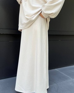 Abaya Modesto da Donna Taglie Forti Stile Casual all'<span class=keywords><strong>Ingrosso</strong></span>, Vestito Lungo con Cappuccio e Tasche in Tinta Unita, <span class=keywords><strong>Abbigliamento</strong></span> Islamico per Musulmane - Product Image 4