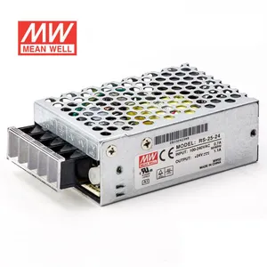RS-25-24 26.4W 24V1.1A single output ORIGINAL MEAN WELL enclosed switching power supply